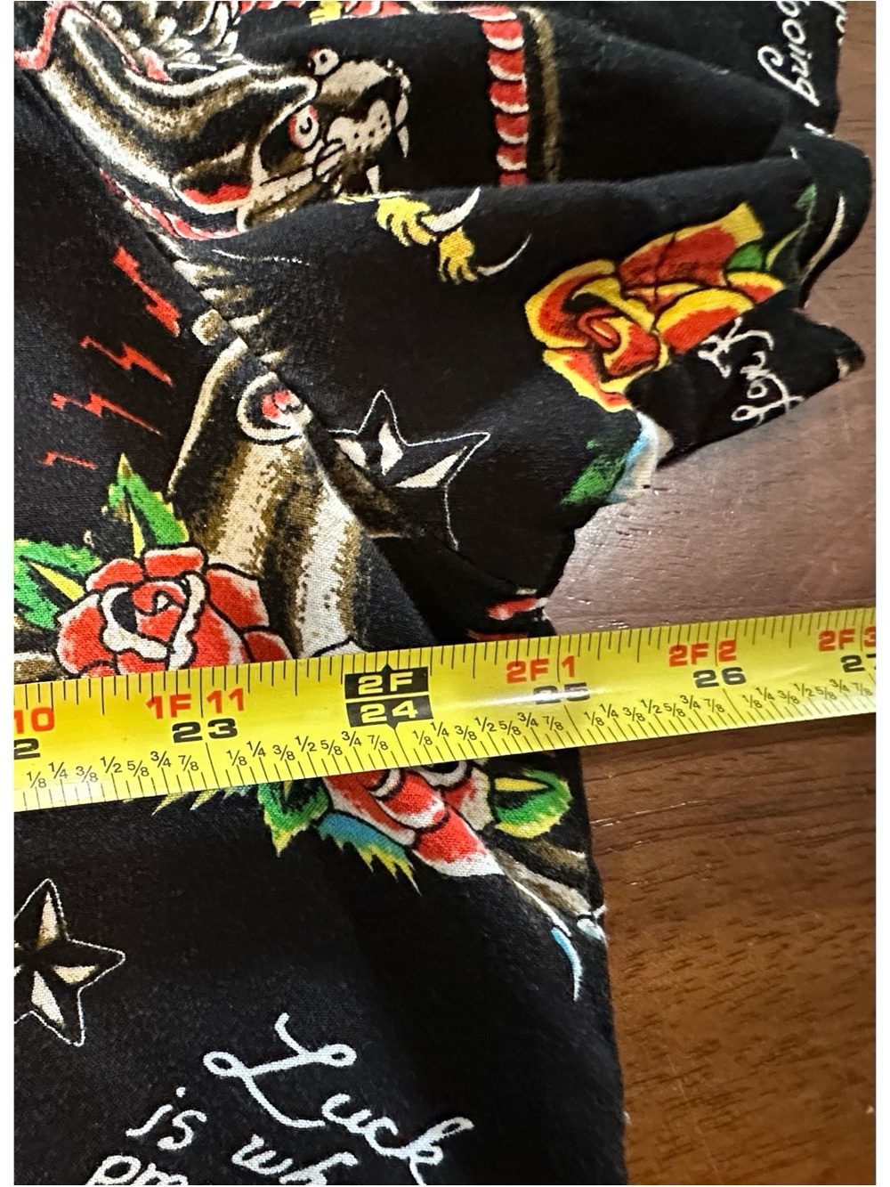 Ed Hardy Black Flashboard Camp Shirt Size XL - Picture 7 of 9